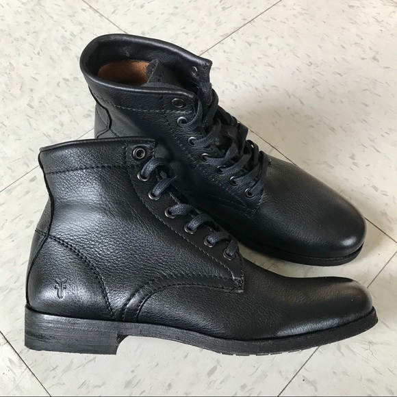 FRYE Tyler lace up combat boot - Picture 5 of 9